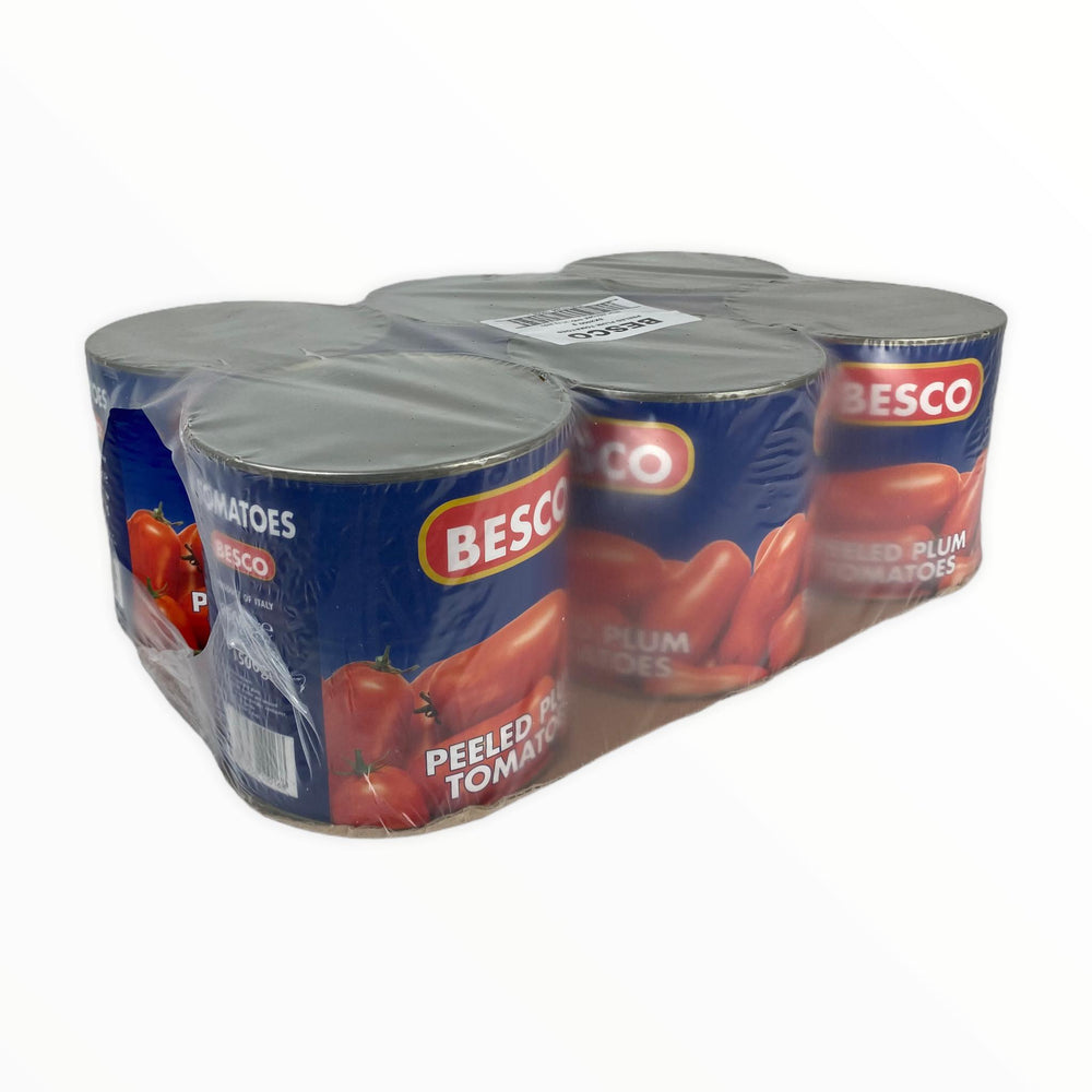 Besco Plum Tomatoes - Food Cupboard Schimmel Distribution 