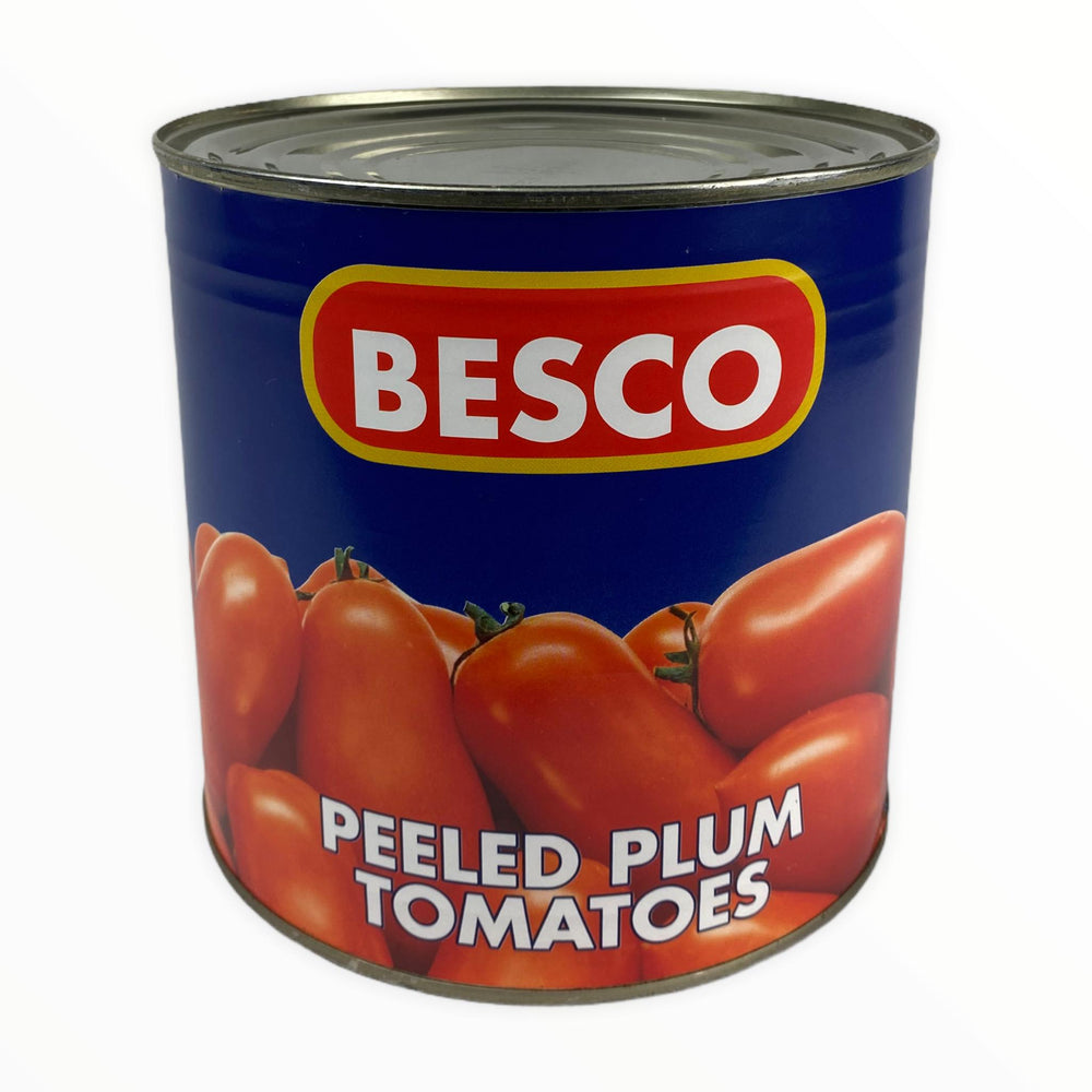 Besco Plum Tomatoes - Food Cupboard Schimmel Distribution 
