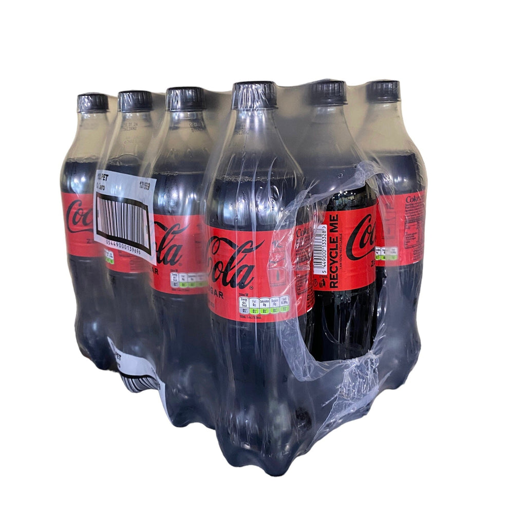 Coke Zero Bottles 1 Litre - 12 Pack - drinks Schimmel Distribution 