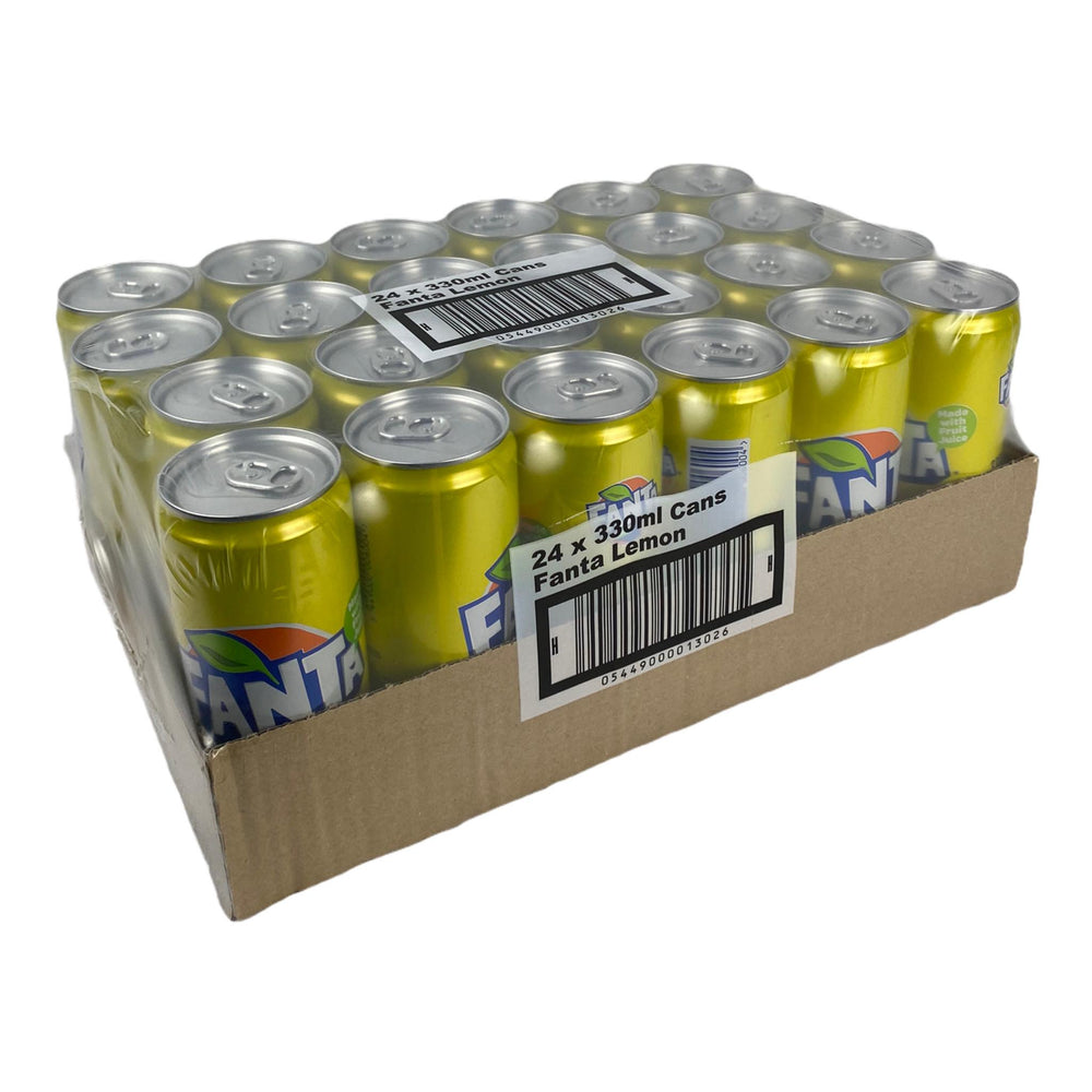 Fanta Lemon Cans - 24 Pack - Beverages Schimmel Distribution 