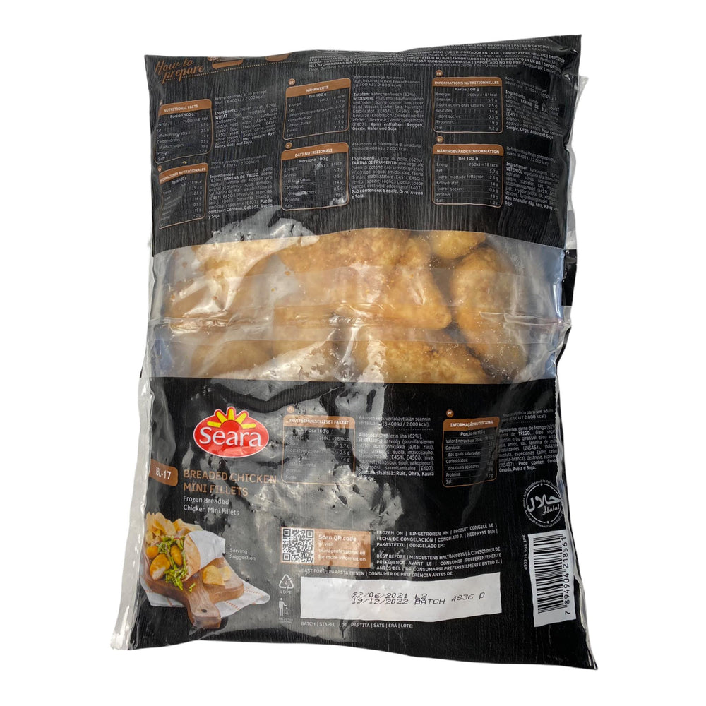 Seara Breaded Chicken Goujons - Sides Schimmel Distribution 